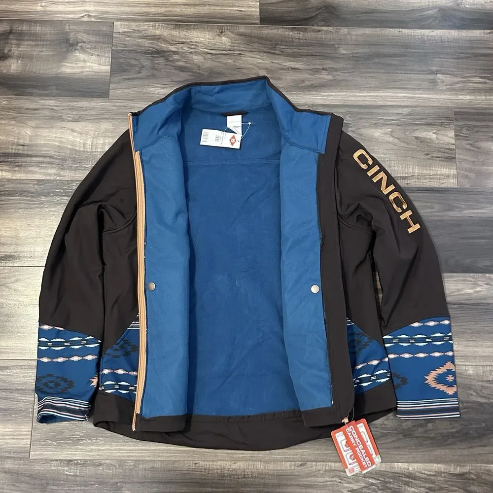 Cinch Ladies Concealed Carry Storm Defense Bonded Aztec Brown Jacket MAJ9858001 - Picture 7 of 14